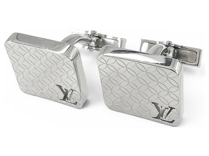 Abotoaduras Louis Vuitton Champs-Élysées Prata
