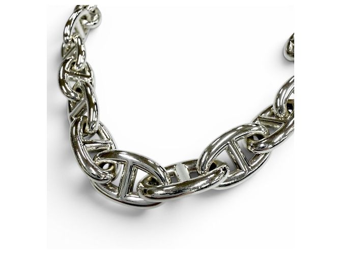 Hermès Collana HERMES Chaine d'Ancre GM Argento