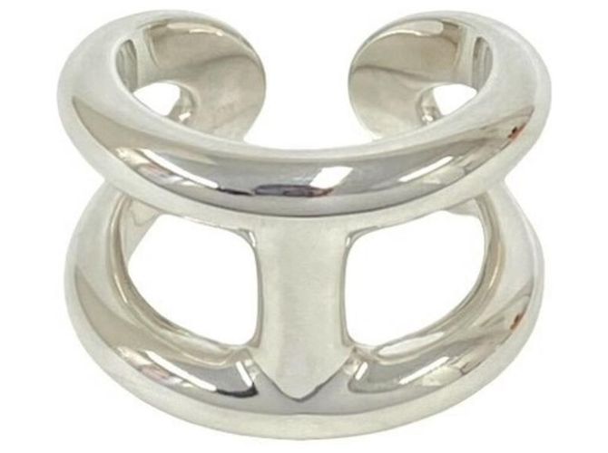 Hermès Hermes Osmos GM Band Ring Silvery
