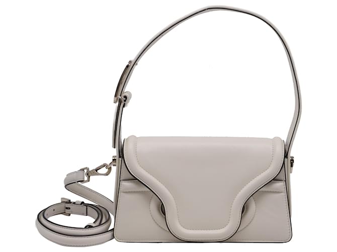 Petit sac à bandoulière Small Le Petite Deuxième en cuir blanc Valentino Garavani Écru 