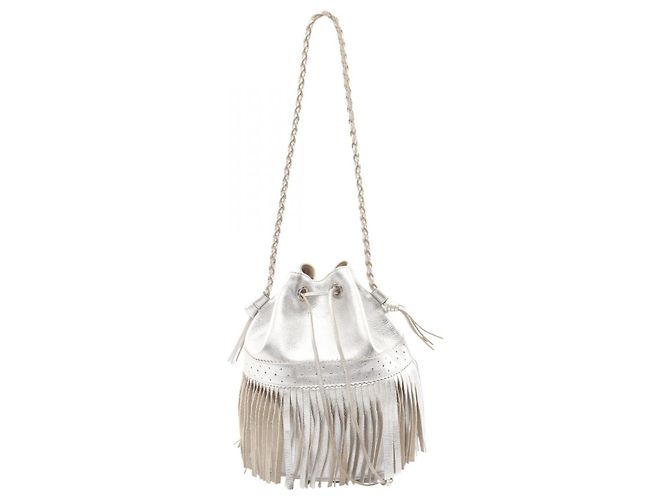 Autre Marque Borsa a secchiello CARNIVAL L in pelle J&M Davidson Argento