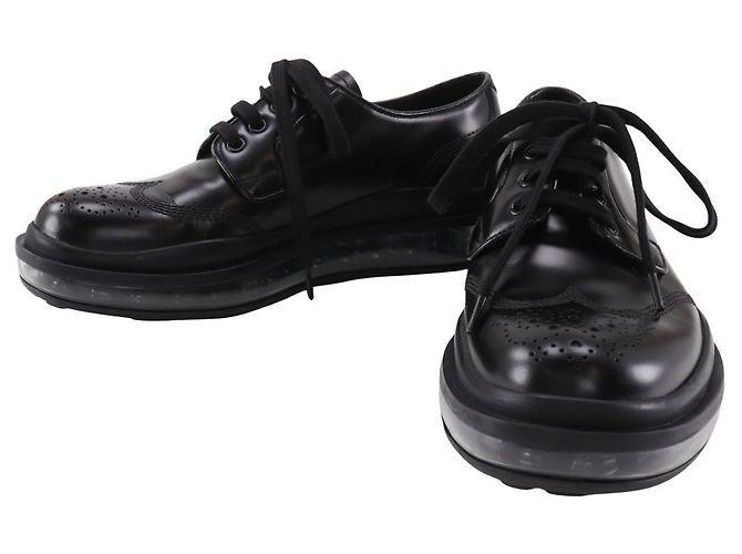Prada Leder-Sneaker Schwarz