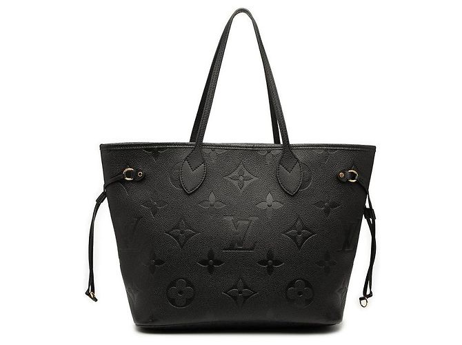 Bolsa 2 formas Louis Vuitton Neverfull MM Monogram Empreinte Preto