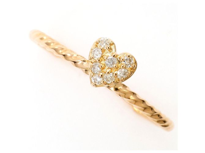 Autre Marque 18K Gelbgold Diamantring Golden