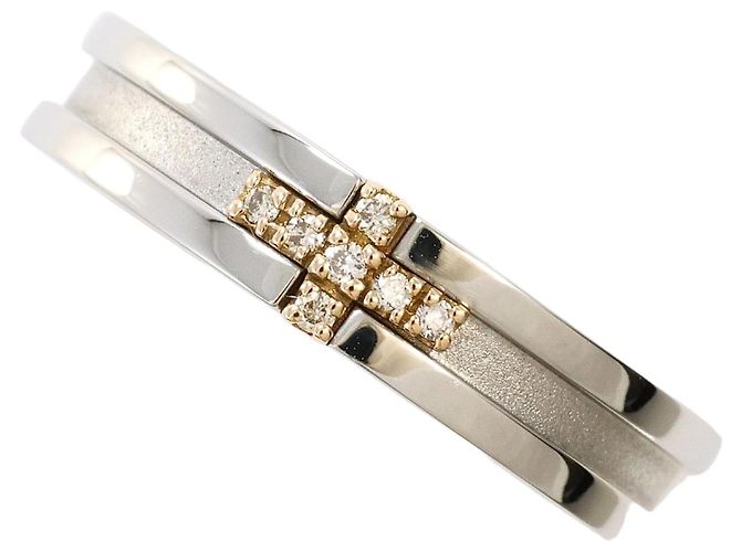 Autre Marque 18K Goldring mit Diamant Golden