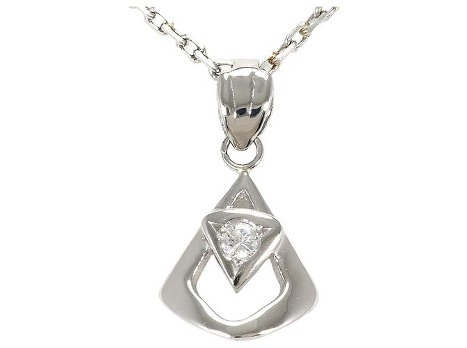 Autre Marque PT900 Platin-Halskette mit Diamant