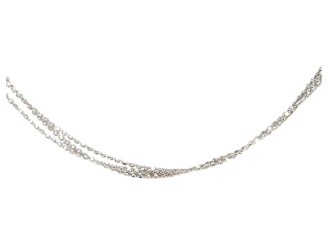 Autre Marque 14K Weißgold Halskette Golden