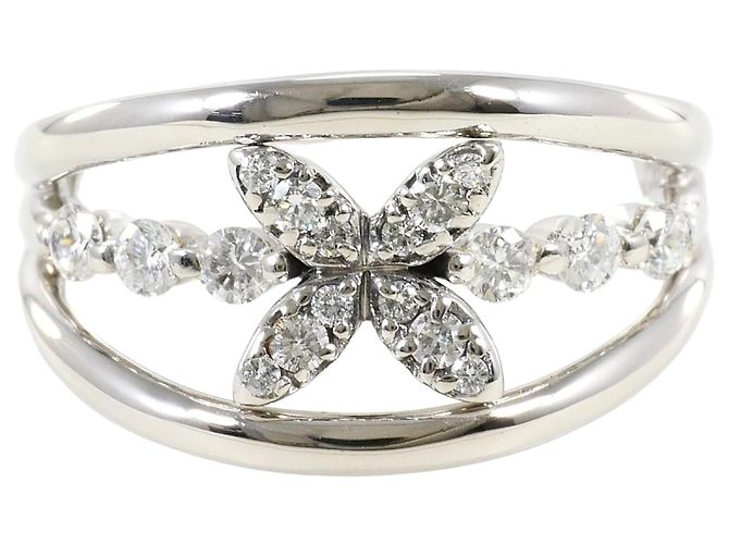 Autre Marque 18K Weißgold Diamantring Golden