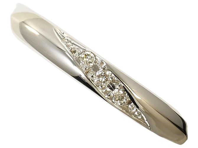 Autre Marque PT900 Platinring mit Diamant