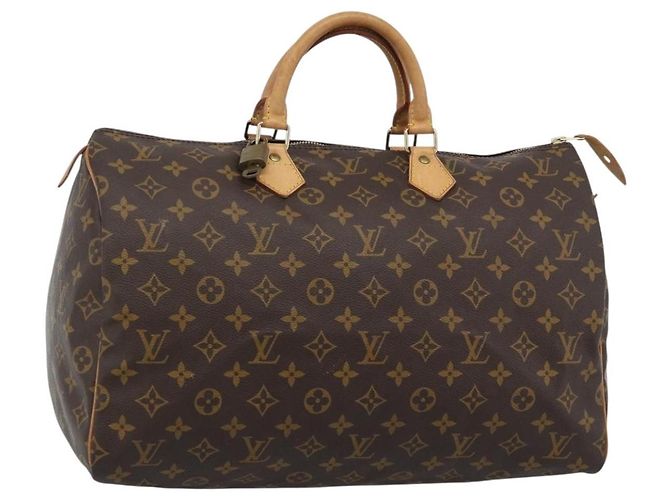 LOUIS VUITTON Bolsa Monogram Speedy 40 M41522 LV Auth 184995V Monograma