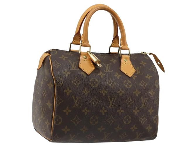 LOUIS VUITTON Bolsa Monogram Speedy 25 M41528 LV Auth 184910V