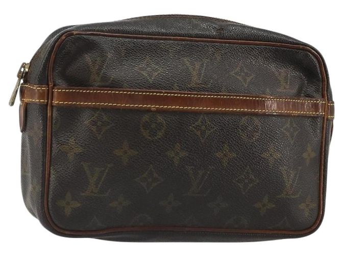 LOUIS VUITTON Monogram Compiegne 23 Clutch M51847 LV Auth 185205 Monogramm