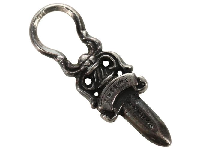 Chrome Hearts Dolch Anhänger Charm Top Ag925 Silver Auth 184246M Silber