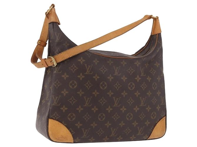 LOUIS VUITTON Bolsa de Ombro Monogram Boulogne M51260 LV Auth bs35487