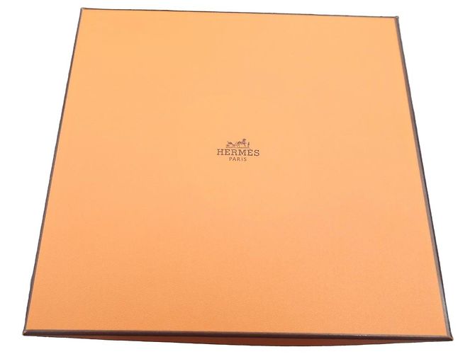 Hermès Mini Kelly Orange Storage Box & Accessories Brown