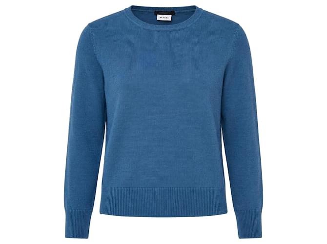 Weekend Max Mara Blauer Feinstrickpullover 