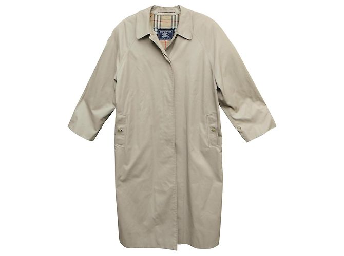Burberry Impermeable Gabardina Beige Talla 48