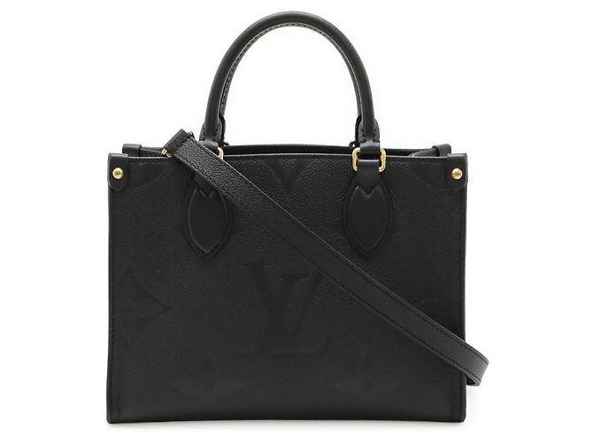 2way Tasche Louis Vuitton OnTheGo Monogram Schwarz