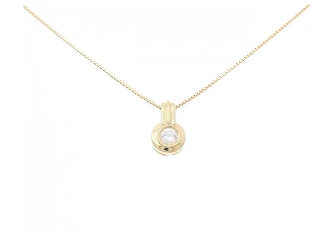 Autre Marque Collana in oro giallo Au750 e diamanti D'oro
