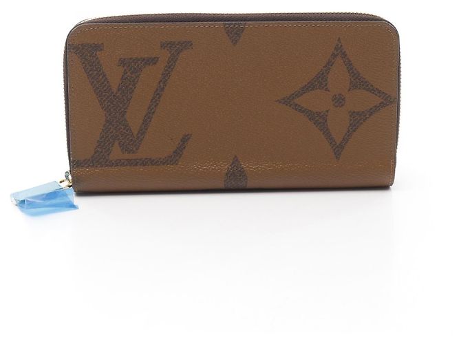 Louis Vuitton Zippy Wallet Monogram Long Wallet Braun