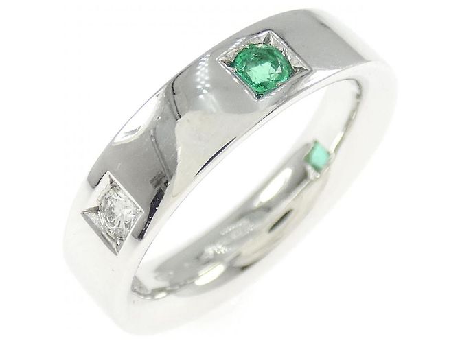 Autre Marque Anillo Damiani Sintesi 750 Oro Blanco Plata