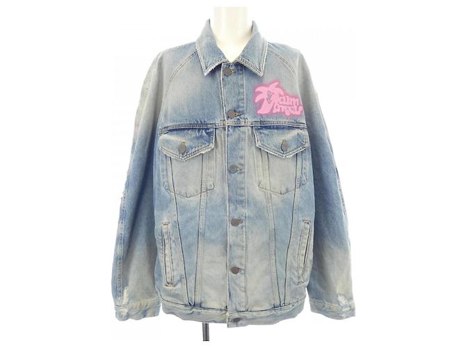 Palm Angels Denim Jacket Blue