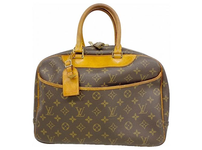 Louis Vuitton Monogram Deauville Handtasche Braun