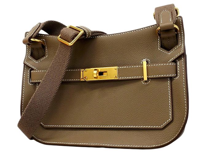 Hermès Borsa a tracolla Hermes Jypsiere Mini Taupe