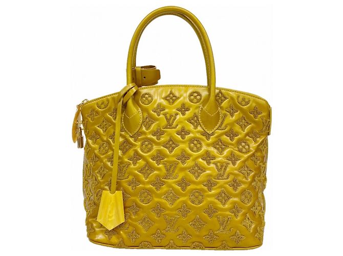 Borsa Louis Vuitton Monogram Fascination Lockit Bouclette Marrone