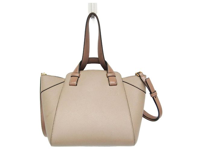 Loewe Hammock Nugget Handtasche Beige