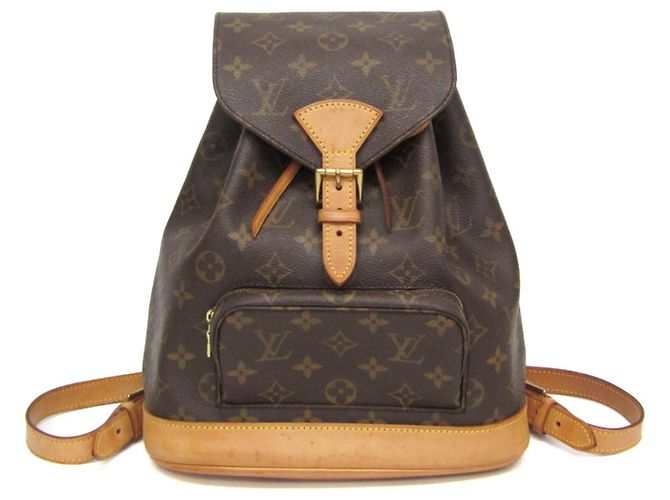 Louis Vuitton Monogram Montsouris MM Backpack Brown