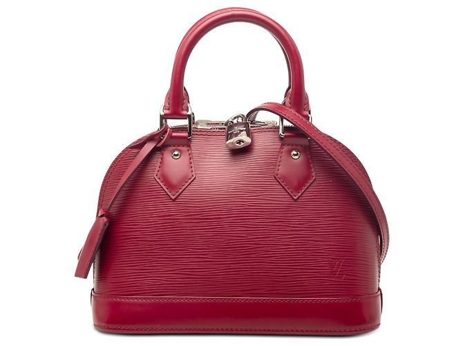 Louis Vuitton Alma BB en cuero Epi rosa