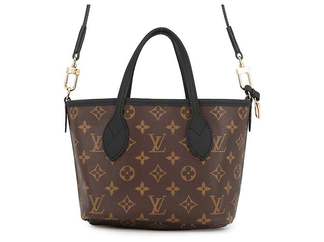 Louis Vuitton Marrom Monogram Neverfull Bandouliere Inside Out BB