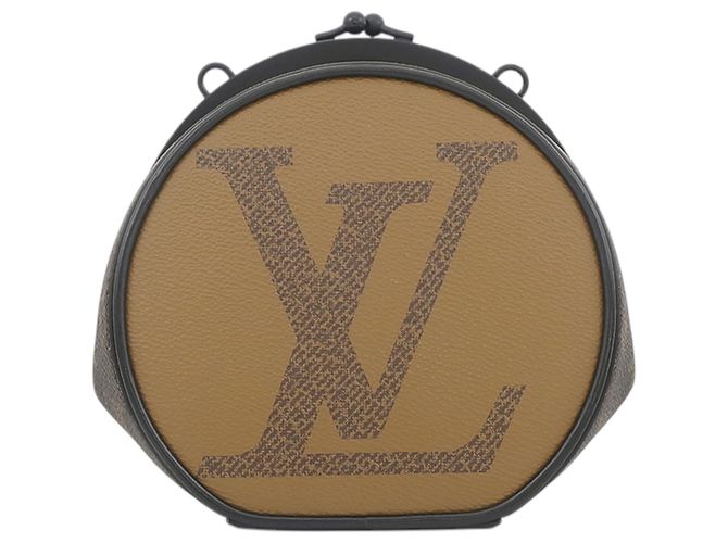 Louis Vuitton Marrón Monogram Reverse Giant Boursicot BC Castaño