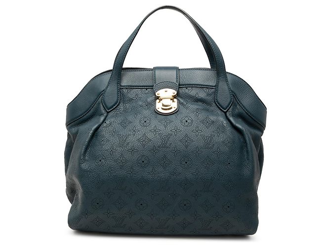 Louis Vuitton Blue Monogram Mahina Cirrus MM Azul Azul marino