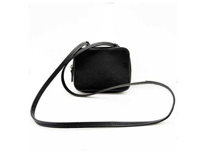 Mini borsa a tracolla Gucci Nero