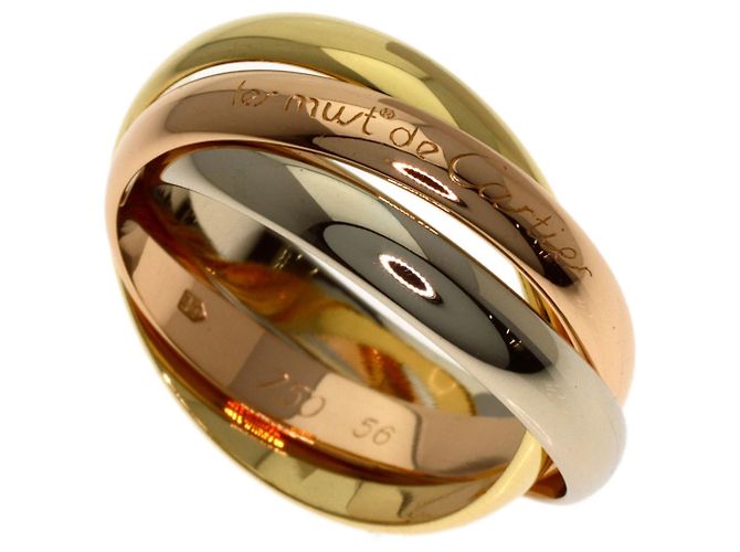 Anello Trinity in oro giallo 18K Cartier D'oro