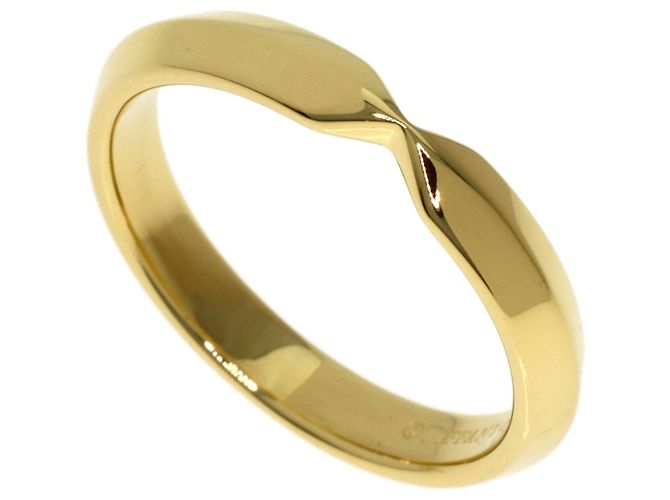 Tiffany & Co. 18K Gelbgold Nesting Narrow Band Ring Golden