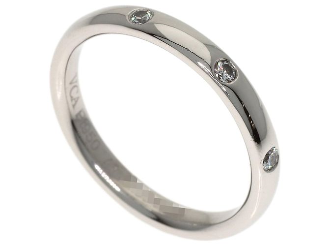 Van Cleef & Arpels Etoile 3P Diamond Ring in Platin 950 