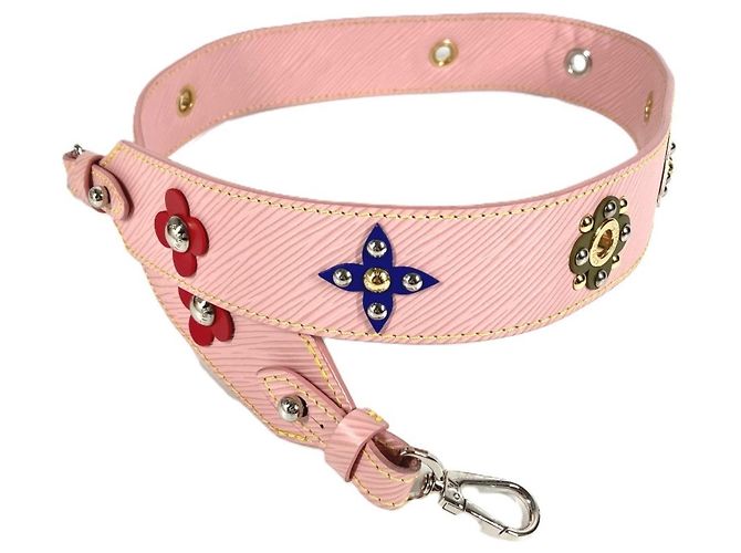 Louis Vuitton Epi Flower Motif Replacement Strap Pink
