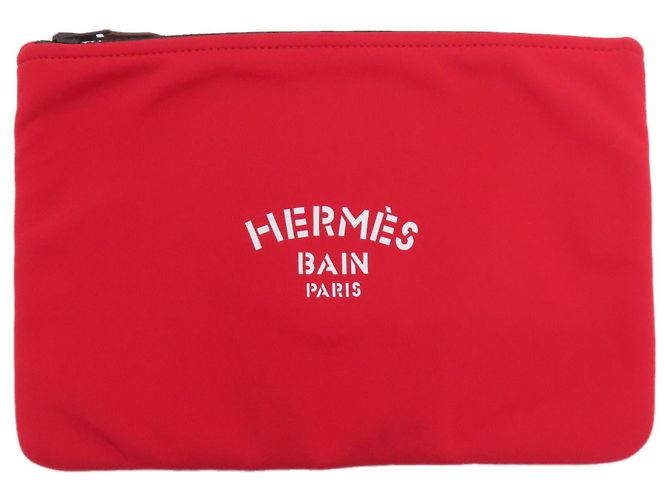 Hermès Pochette Accessoire NeoBain MM Hermes Rouge