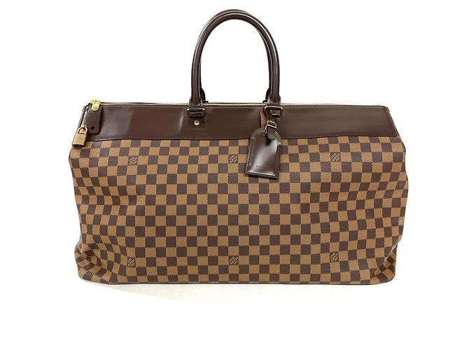 Bolsa Boston Louis Vuitton Greenwich GM em Damier Ebene