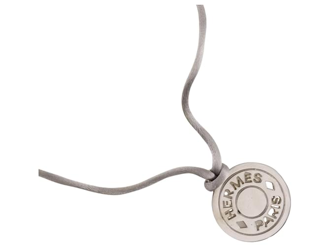Collier Hermès Serie Medallion Marron 