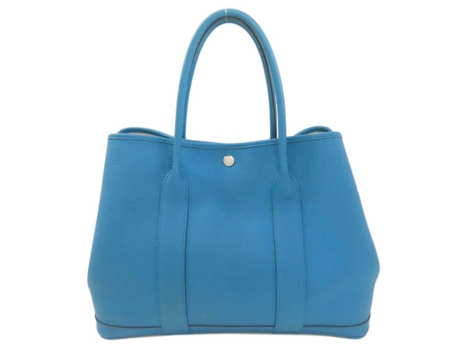Hermès Borsa Hermes Garden Party PM Blu
