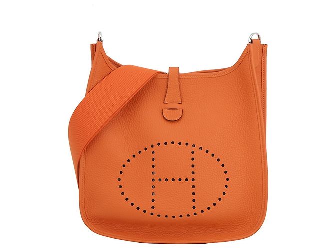 Hermès Borsa a tracolla Hermes Evelyne 3 PM Rosso