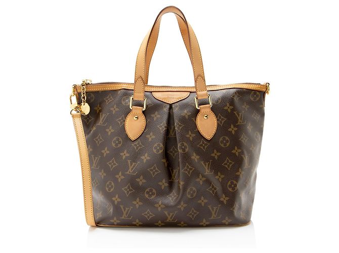 Tote Palermo PM em canvas Monogram Louis Vuitton Marrom