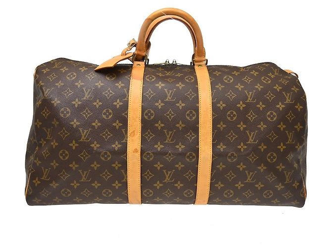 Louis Vuitton Keepall Monogram Canvas 55 Marron