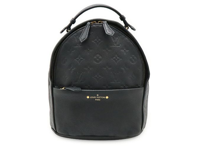 Louis Vuitton Sorbonne Monogram Empreinte Rucksack Schwarz