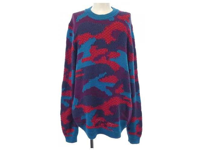 Prada Strickware Rot Blau Lila 
