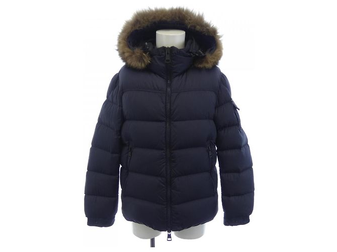 Moncler MARQUE Down Jacket Blue Navy blue